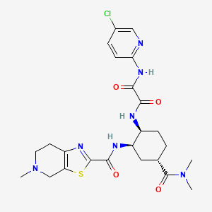 Structura chimică 2D a Edoxabanum
