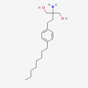 Structura chimică 2D a Fingolimodum