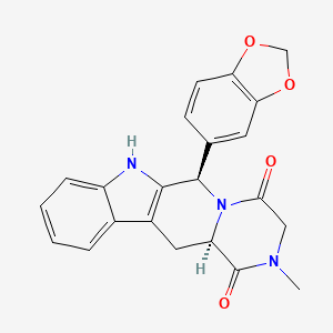 Structura chimică 2D a Tadalafil
