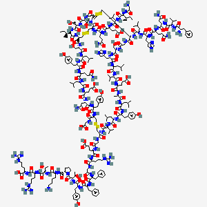 Structura chimică 2D a Insulin Glargine