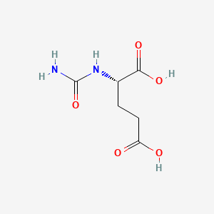 Structura chimică 2D a Carglumic Acid