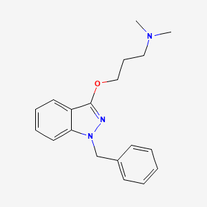 Structura chimică 2D a Combinatii (benzydaminum+cetylpyridinii Chloridum)