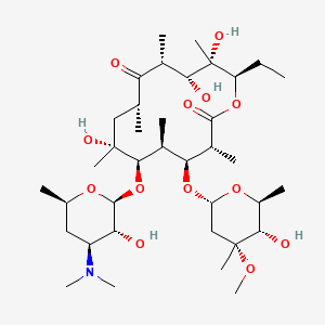 Structura chimică 2D a Combinatii (erythromycinum+zinci Acetas)
