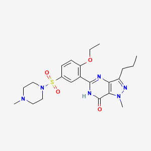 Structura chimică 2D a Sildenafil