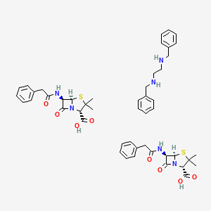 Structura chimică 2D a Benzathini Benzylpenicillinum
