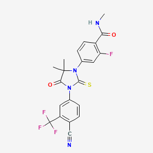 Structura chimică 2D a Enzalutamidum