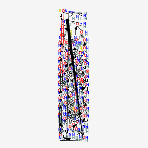 Structura chimică 2D a Aprotininum