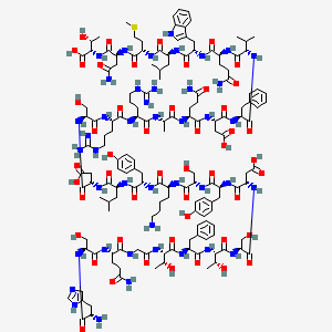 Structura chimică 2D a Glucagonum