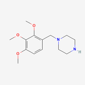 Structura chimică 2D a Trimetazidine