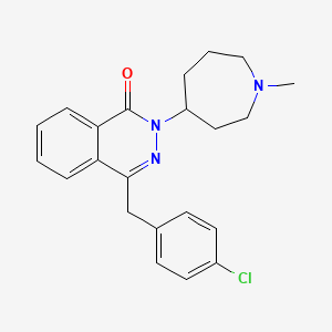 Structura chimică 2D a Azelastinum