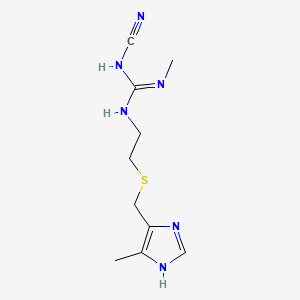 Structura chimică 2D a Cimetidine