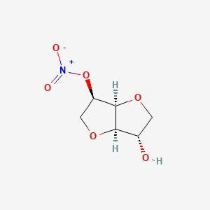 Structura chimică 2D a Isosorbide Mononitrate