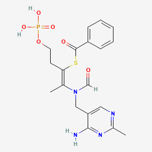 Structura chimică 2D a Benfotiamine