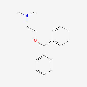 Structura chimică 2D a Diphenhydramine