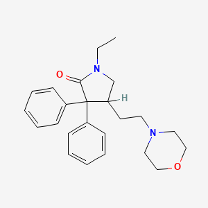 Structura chimică 2D a Doxapramum