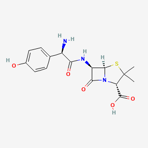 Structura chimică 2D a Amoxicillin