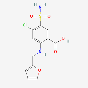 Structura chimică 2D a Furosemide