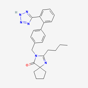 Structura chimică 2D a Irbesartan