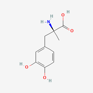 Structura chimică 2D a Methyldopum