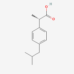 Structura chimică 2D a Dexibuprofenum