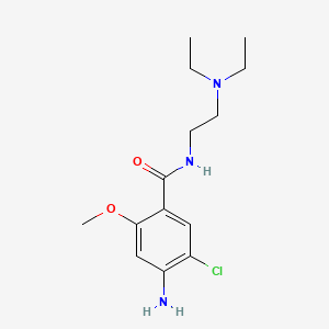 Structura chimică 2D a Metoclopramide