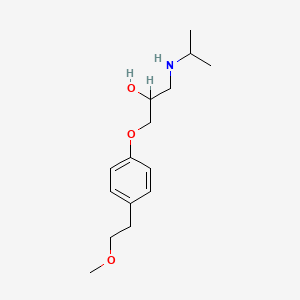Structura chimică 2D a Metoprolol