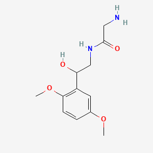 Structura chimică 2D a Midodrine