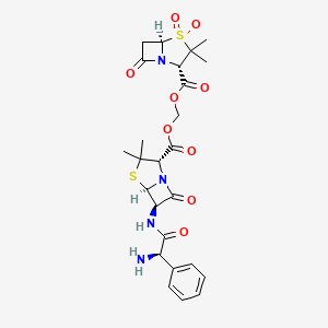 Structura chimică 2D a Sultamicillinum