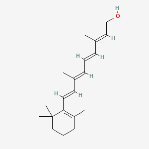 Structura chimică 2D a Retinolum