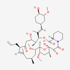 Structura chimică 2D a Tacrolimus