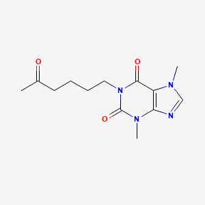 Structura chimică 2D a Pentoxifyllinum