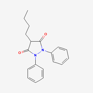 Structura chimică 2D a Phenylbutazonum
