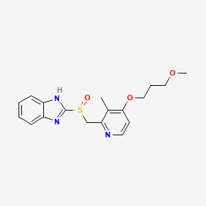 Structura chimică 2D a Rabeprazolum