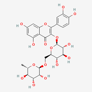 Structura chimică 2D a Combinatii (rutosidum+bromelaina+tripsinum)