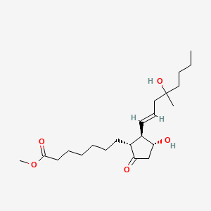 Structura chimică 2D a Misoprostolum