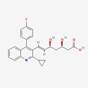 Structura chimică 2D a Combinatii (pitavastatinum+ezetimibum)