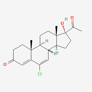 Structura chimică 2D a Combinatii (clormadinona+etinilestradiolum)
