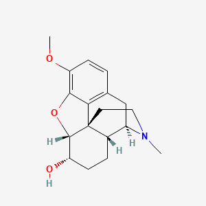 Structura chimică 2D a Dihydrocodeinum