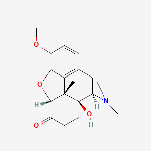 Structura chimică 2D a Oxycodonum