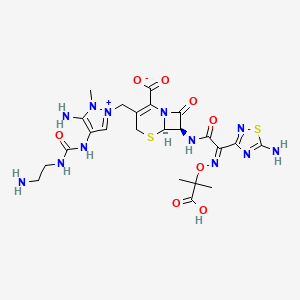 Structura chimică 2D a Combinatii (ceftolozanum+tazobactamum)