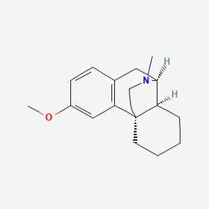 Structura chimică 2D a Dextromethorphanum
