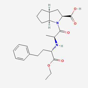 Structura chimică 2D a Combinatii (ramiprilum+indapamidum)