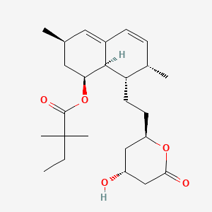Structura chimică 2D a Simvastatin