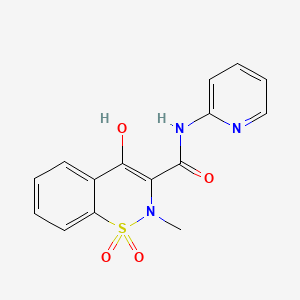 Structura chimică 2D a Piroxicamum