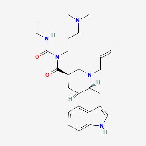 Structura chimică 2D a Cabergoline