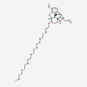 Structura chimică 2D a Naloxegolum