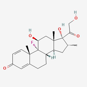 Structura chimică 2D a Dexamethasonum