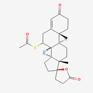 Structura chimică 2D a Spironolactone