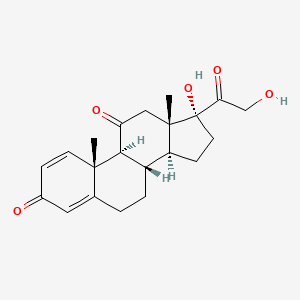 Structura chimică 2D a Prednisone