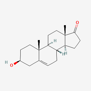 Structura chimică 2D a Prasterone